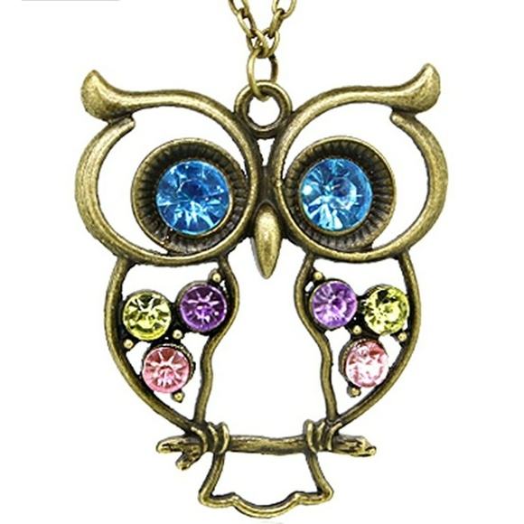 Jewelry - NWT⭐2 LEFT💥Vintage Inspired Owl Necklace⭐